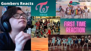FIRST TIME REACTION | TWICE 'Alcohol-Free' MV + 'Like OOH-AHH' MV + 'TT' MV | Gombers Reacts