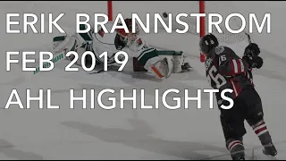 Erik Brannstrom Feb 2019 AHL Highlights