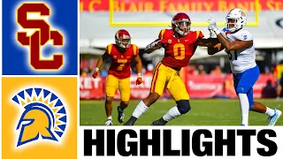 #6 USC vs San José State Highlights | NCAA College Football | 2023 College Football Highlights