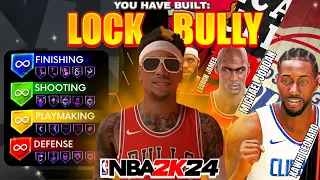 99 STEAL + 94 DUNK + 90 3PT LOCK BUILD CAN DO EVERYTHING! BEST POINT GUARD BUILD IN NBA2K24!!!