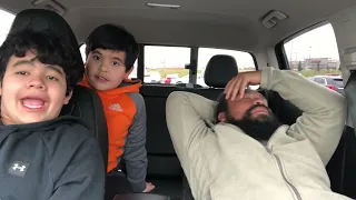 Falling asleep and Got recorded by my Kids