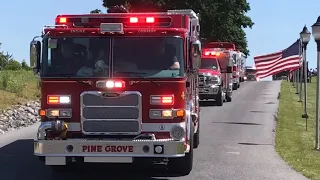 Apparatus Leaving Lebanon County Firefighters Parade 2018
