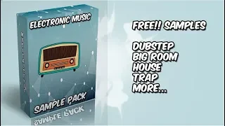 FREE Edm Drums, Samples, Fills, Loops | Dubstep, trap, Future Bass, House, Big Room Sample Pack