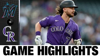 Marlins vs. Rockies Game Highlights (8/6/21) | MLB Highlights