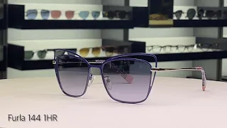 В салоне StockOptika распаковка и обзор женских солнцезащитных очков Furla 144 1HR из Италии