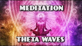 Deep MEDITATION Music, Relaxing Ocean Waves, HEALING Sleep Music | Binaural Beats THETA Waves 4 Hz