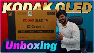 KODAK 50 inch QLED Ultra HD 4K Smart Google TV With Dolby Atmos & Dolby Vision Unboxing & Review