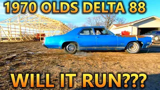 Will This Rescued CRUSHER-BOUND 1970 Oldsmobile RUN & DRIVE Again After 15+ Years?!? (350 Rocket V8)