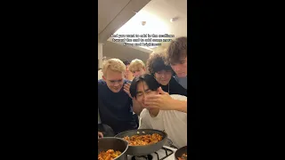 Cooking Korean Food for My College Friends