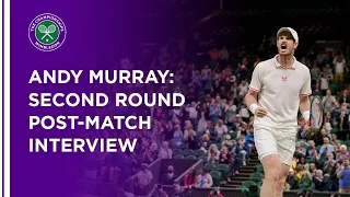 Andy Murray Second Round Post-Match Interview | Wimbledon 2021