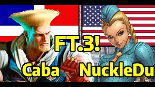 💯STREET FIGHTER 6 ➥ Caba (GUILE ガイル) VS NuckleDu (CAMMY) 4K Master Ranks💯