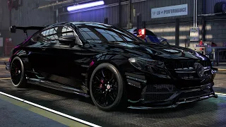 STEALTHY MERCEDES C63 AMG BUILD - Need for Speed: Heat Part 67