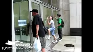 Guy Goes Crazy At The Eaton Centre Toronto...Why? - Narcando Canada