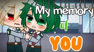 My Memory of You~ || Bakudeku🧡💚 || Fluff/Angst(?) || BNHA/MHA || Skit? || "Deku lost his memory?!"