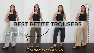 TOP 15 PETITE TROUSERS FOR SUMMER 2023 | & Other Stories, COS, Mango, Massimo Dutti, Arket, Uniqlo