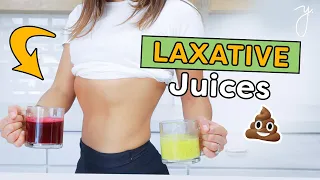 NATURAL LAXATIVE JUICES to Relieve Constipation and Reduce Bloating💩