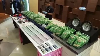 Eight men, including seven policemen detained for drug trafficking