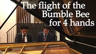 熊蜂の飛行 / The flight of the Bumble Bee for 4 hands