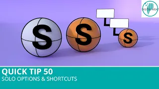 Quick Tip 50: Solo Options & Shortcuts