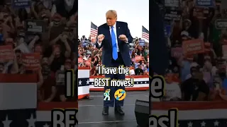 Oh my! 🤣 Trump dances to YMCA 🕺