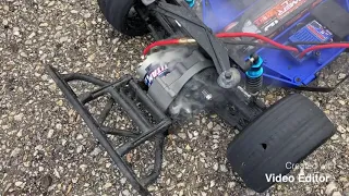 Traxxas slash catches on fire