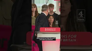 Starmer confronted by climate protesters