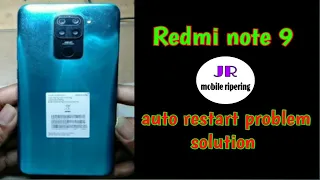 Redmi note 9 auto restart problem solution | redmi note 9 auto switch off problem solution