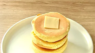 Easy and Quick Japanese street food! $1 Cheap ingredients / Homemade Souffle pancake