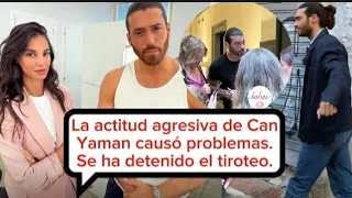 La actitud agresiva de Can Yaman causó problemas.Se ha detenido el tiroteo #canyaman #canyamanfans