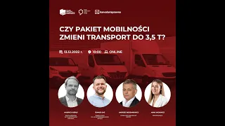 Czy Pakiet Mobilności zmieni transport do 3,5 t?