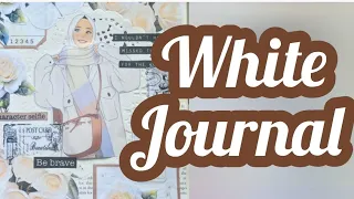 White Journal⚪️Scrap book part 47#journal