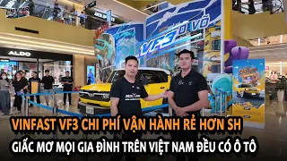 Vinfast VF3 chi phí vận hành rẻ hơn SH, giấc mơ mọi gia đình trên Việt Nam đều có xe ô tô |CNTCAR|