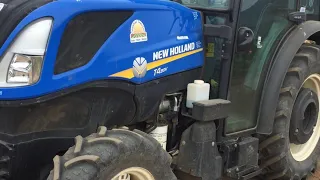 Como se maneja un tractor new Holland