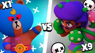 1 EL PRIMO VS 9 ROSA (Brawl Stars)