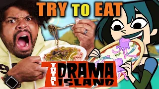 Try To Eat Challenge - Total Drama Island (Juggy Chunks, Beef Testicles, Protein Mush)