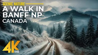 Incredible Canadian Nature in 4K UHD - Scenic 7 HRS Walk in Banff National Park