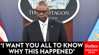 BREAKING NEWS: Defense Sec. Lloyd Austin Holds Press Briefing To Address Hospitalization Controversy