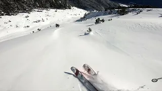 Poudreuse et soleil à Aussois