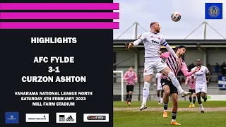 Highlights | AFC Fylde 3-1 Curzon Ashton | Vanarama National League North