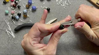 Как сделать серьги-бусины своими руками. Часть 2
