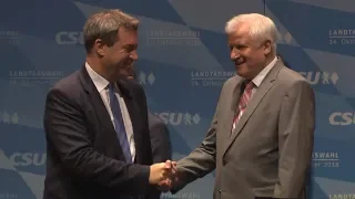 Söder und Seehofer in Ingolstadt | BR24