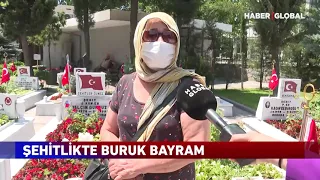 Şehitlikte Buruk Bayram...