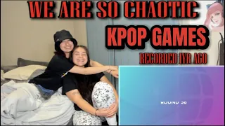 (KPOP GAMES) SAVE ONE DROP ONE + DO YOU KNOW GROUP WITH FRIEND! (DRINKING GAME!)