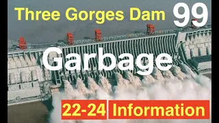 Three Gorges Dam Full of garbage  ●Driftwood, household waste  China Flood  [99 information (22-24)]