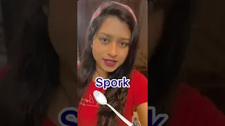 Types of Spoon in English || Daily life english #spokenenglish #ytshorts