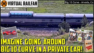 IMAGINE GOING AROUND THE BIG 10 CURVE IN A PRIVATE CAR! CHEHALIS RAILFAN MEET-UP & MORE! 5/21&22/23