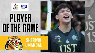 Sherwin Umandal GROWLS WITH 14 PTS for UST vs DLSU 🐯 | UAAP SEASON 86 WOMEN’S VOLLEYBALL