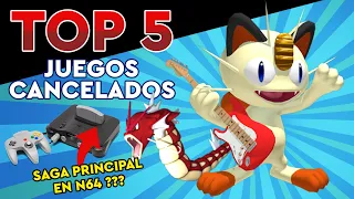 TOP 5 JUEGOS CANCELADOS DE POKÉMON