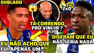 🚨 EITA! BELLINGHAM PERDE A LINHA COM PERGUNTA DE HENRY! OLHA O QUE VINI JR FALOU APÓS O TÍTULO.