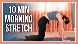 10 min MORNING YOGA STRETCH for Beginners - Yoga for Sore Muscles